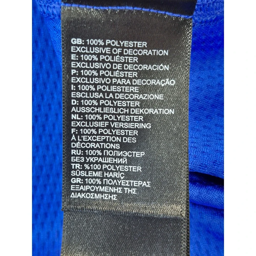 The North Face 1/4 Zip Pullover Men's XXL Blue Performance Shirt Chest Pocket